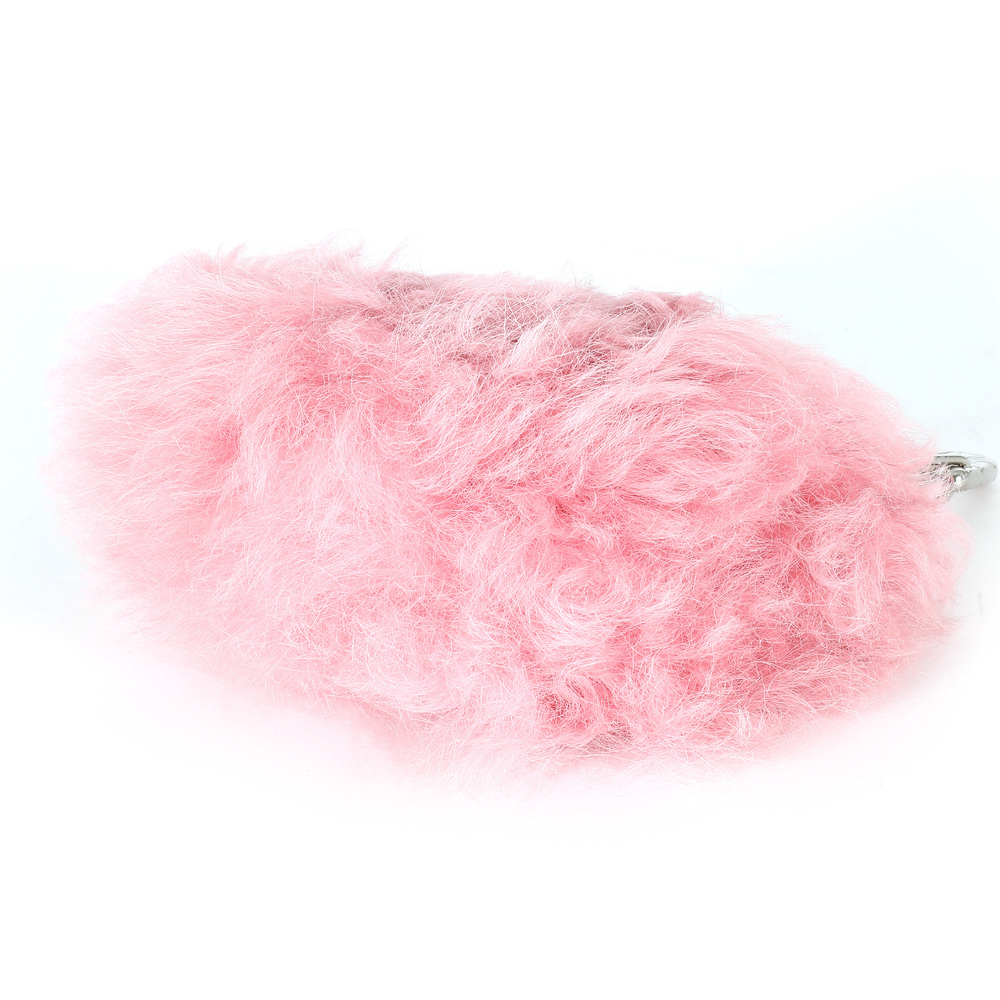 Chanel Pink Shearling Lambskin Jewel Hook Card Holder - Picture 7 of 7